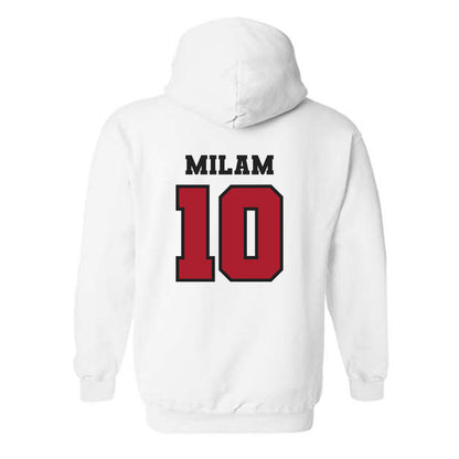 Nicholls State - NCAA Baseball : Jaxon Milam - Classic Fashion Shersey Hooded Sweatshirt-1