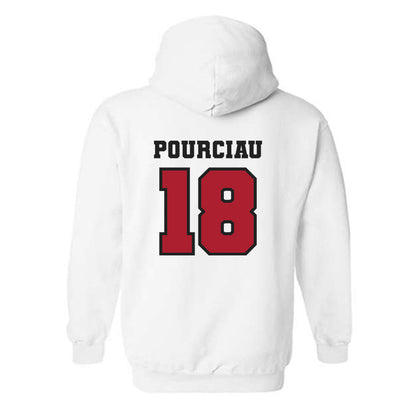 Nicholls State - NCAA Baseball : Clayton Pourciau - Classic Fashion Shersey Hooded Sweatshirt-1