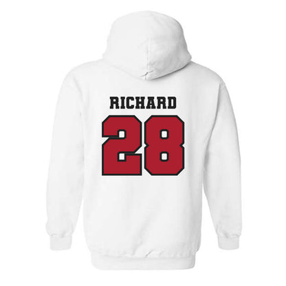 Nicholls State - NCAA Baseball : Dawson Richard - Classic Fashion Shersey Hooded Sweatshirt-1