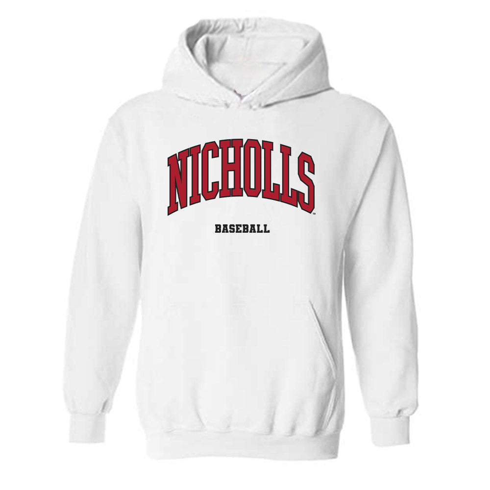 Nicholls State - NCAA Baseball : Austin Vargas - Classic Fashion Shersey Hooded Sweatshirt-0