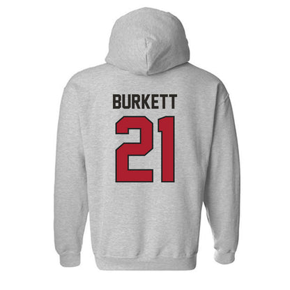 Nicholls State - NCAA Softball : Ava Burkett - Classic Fashion Shersey Hooded Sweatshirt-1