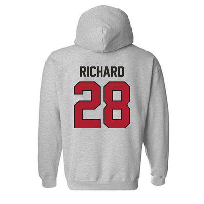 Nicholls State - NCAA Baseball : Dawson Richard - Classic Fashion Shersey Hooded Sweatshirt-1