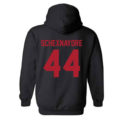 Nicholls State - NCAA Baseball : Owen Schexnaydre - Classic Fashion Shersey Hooded Sweatshirt-1