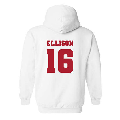 Nicholls State - NCAA Beach Volleyball : Anna Ellison - Classic Fashion Shersey Hooded Sweatshirt-1