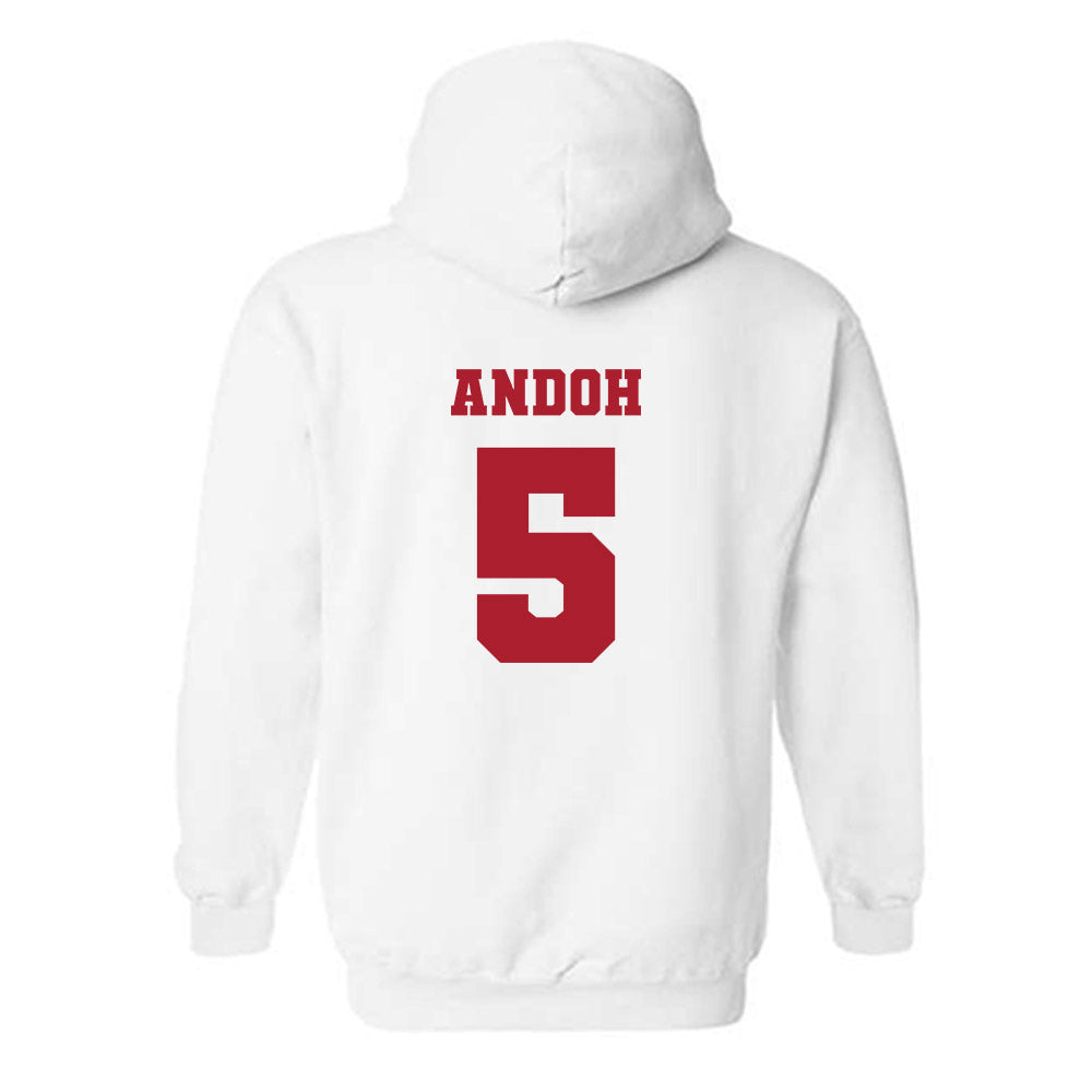 Nicholls State - NCAA Football : Kayden Andoh - Classic Fashion Shersey Hooded Sweatshirt-1