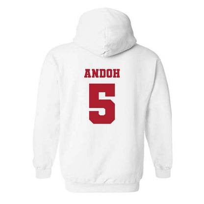 Nicholls State - NCAA Football : Kayden Andoh - Classic Fashion Shersey Hooded Sweatshirt-1