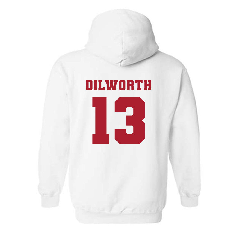 Nicholls State - NCAA Football : Zavian Dilworth - Classic Fashion Shersey Hooded Sweatshirt-1