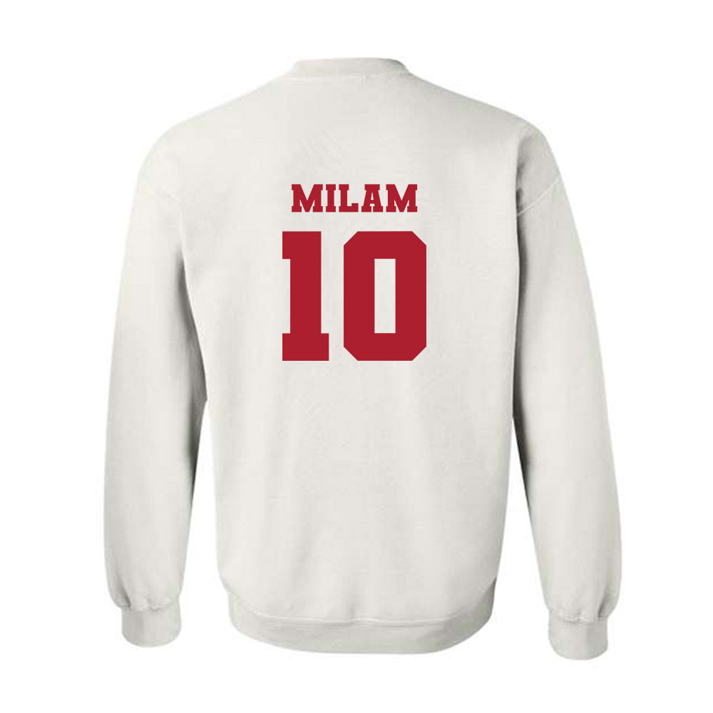 Nicholls State - NCAA Baseball : Jaxon Milam - Classic Fashion Shersey Crewneck Sweatshirt-1