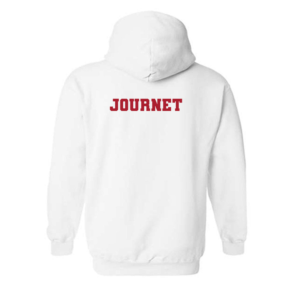 Nicholls State - NCAA Men's Track & Field : Jacob Journet - Classic Fashion Shersey Hooded Sweatshirt-1
