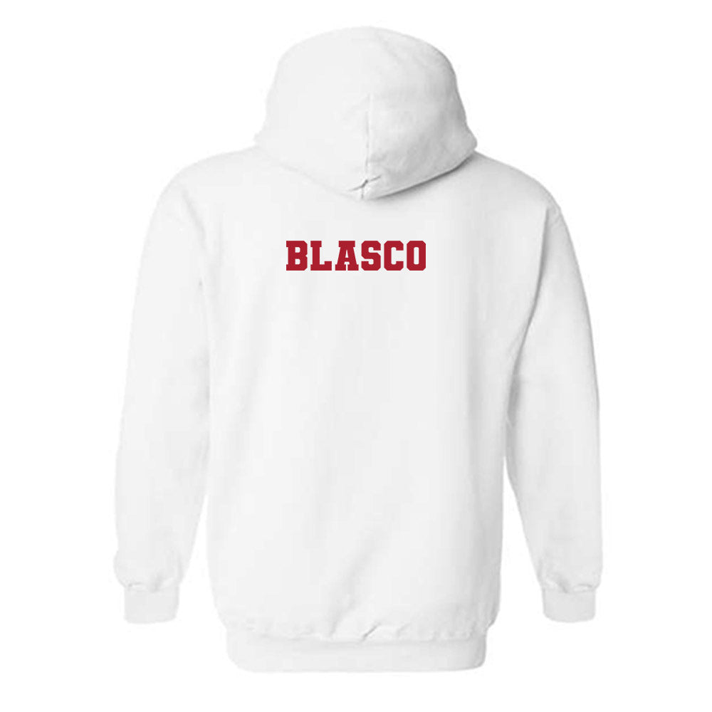Nicholls State - NCAA Women's Track & Field : Iradi Blasco - Classic Fashion Shersey Hooded Sweatshirt-1