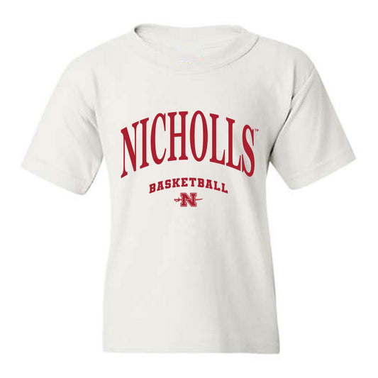 Nicholls State - NCAA Men's Basketball : Zaiden Cross - Classic Fashion Shersey Youth T-Shirt-0