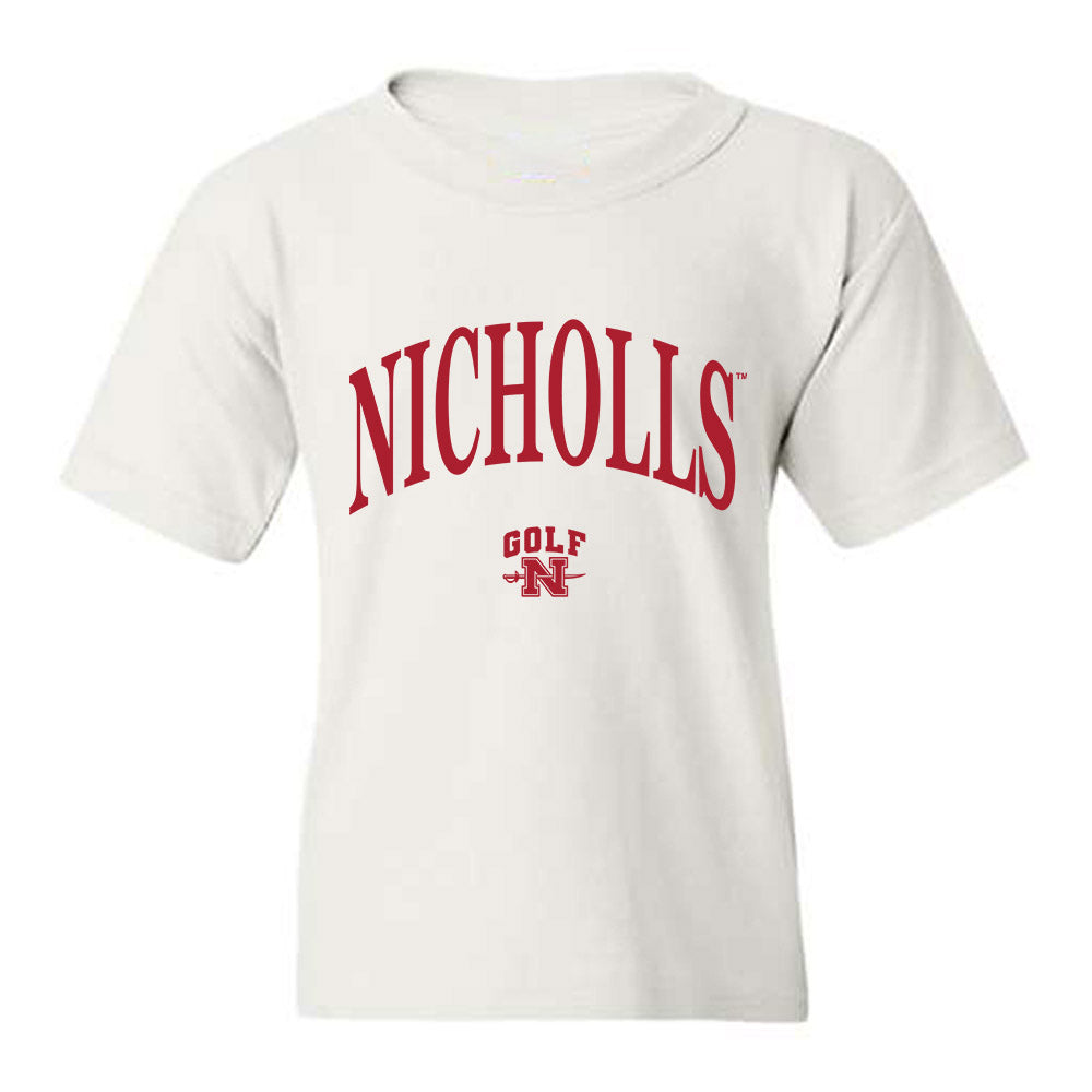 Nicholls State - NCAA Men's Golf : Elliott Aucoin - Classic Fashion Shersey Youth T-Shirt-0
