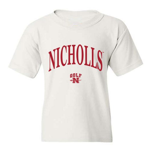 Nicholls State - NCAA Men's Golf : Elliott Aucoin - Classic Fashion Shersey Youth T-Shirt-0