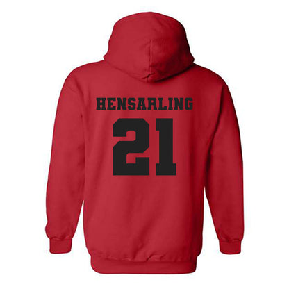 Nicholls State - NCAA Baseball : Cannon Hensarling - Classic Fashion Shersey Hooded Sweatshirt-1