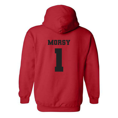 Nicholls State - NCAA Men's Tennis : Omar Morsy - Classic Fashion Shersey Hooded Sweatshirt-1