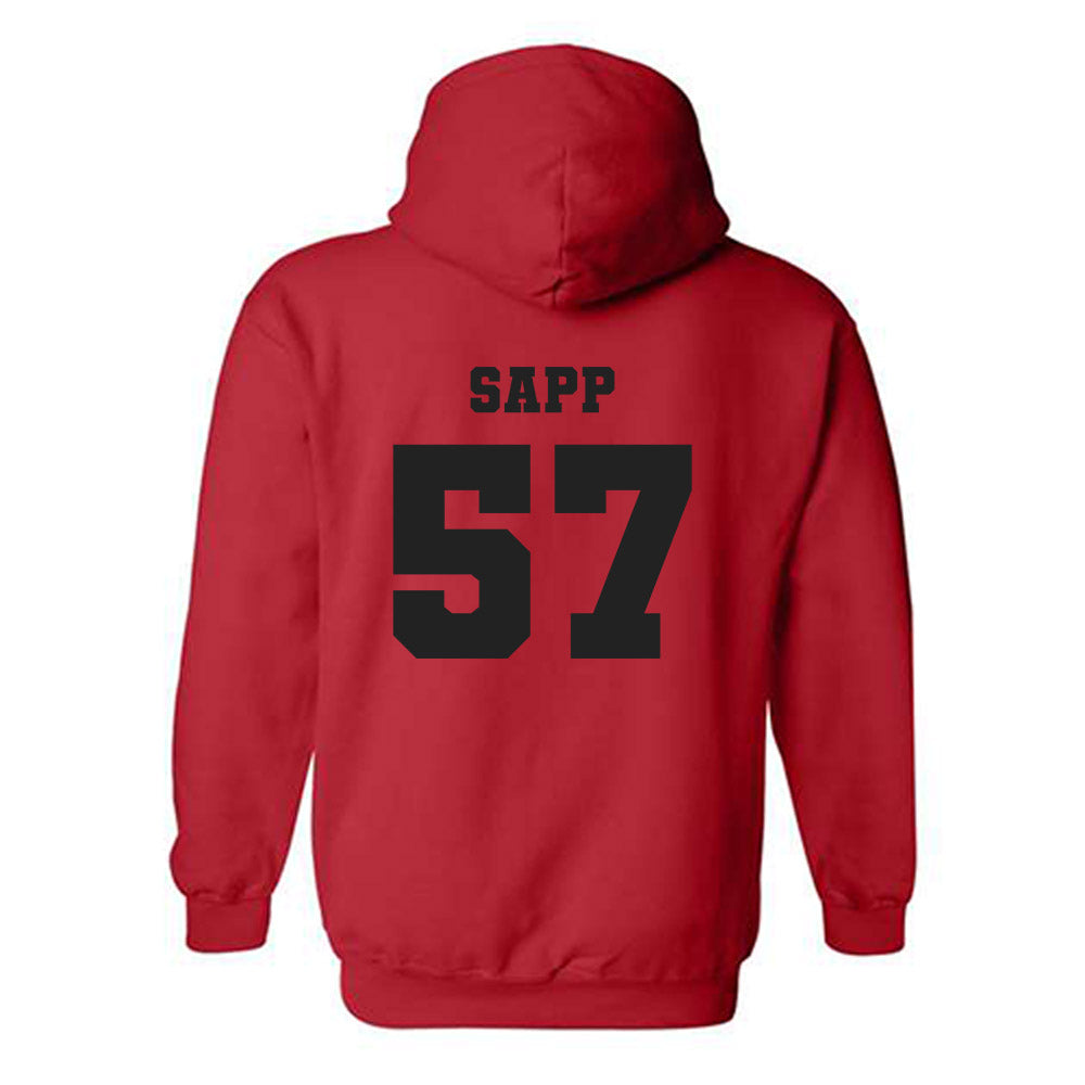 Nicholls State - NCAA Football : Jamaal Sapp - Classic Fashion Shersey Hooded Sweatshirt-1