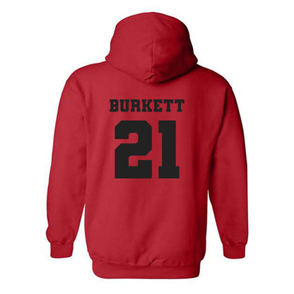 Nicholls State - NCAA Softball : Ava Burkett - Classic Fashion Shersey Hooded Sweatshirt-1