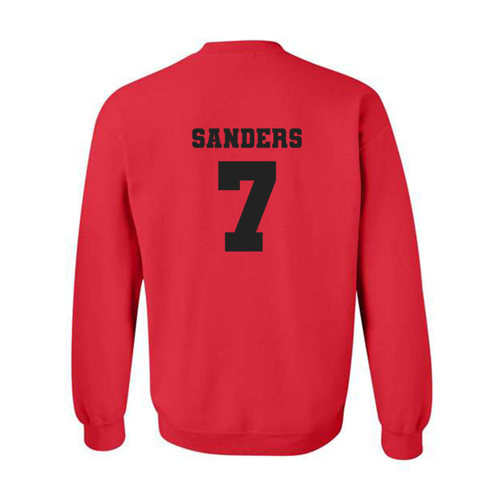 Nicholls State - NCAA Men's Basketball : Grant Sanders - Classic Fashion Shersey Crewneck Sweatshirt-1
