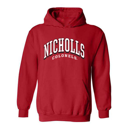 Nicholls State - NCAA Baseball : Austin Vargas - Classic Fashion Shersey Hooded Sweatshirt-0