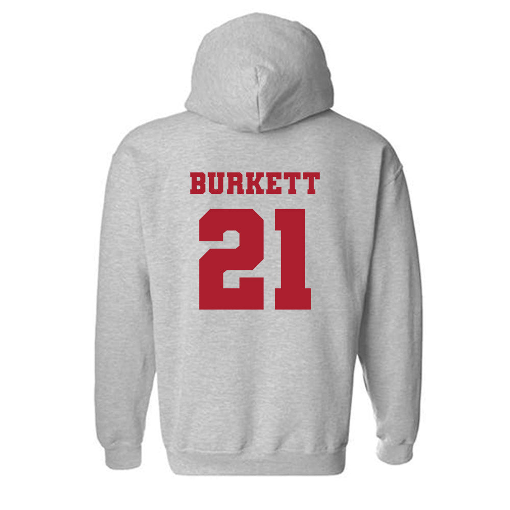 Nicholls State - NCAA Softball : Ava Burkett - Classic Fashion Shersey Hooded Sweatshirt-1