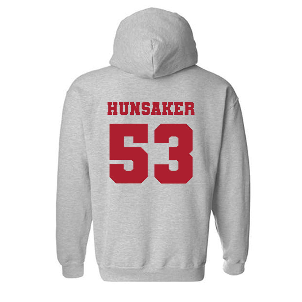Nicholls State - NCAA Baseball : Payton Hunsaker - Classic Fashion Shersey Hooded Sweatshirt-1