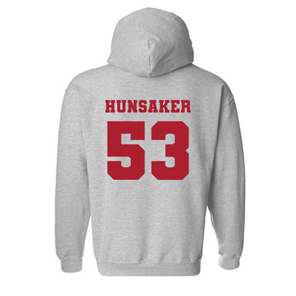 Nicholls State - NCAA Baseball : Payton Hunsaker - Classic Fashion Shersey Hooded Sweatshirt-1