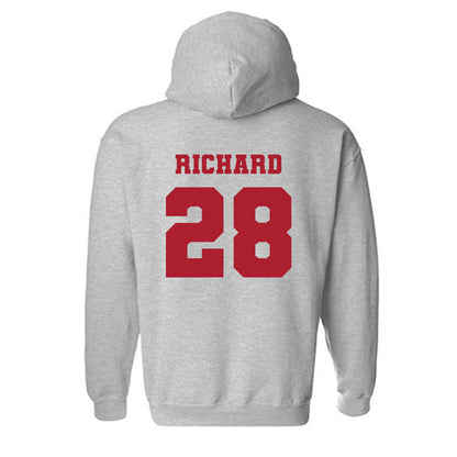 Nicholls State - NCAA Baseball : Dawson Richard - Classic Fashion Shersey Hooded Sweatshirt-1