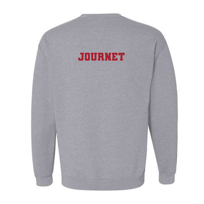 Nicholls State - NCAA Men's Track & Field : Jacob Journet - Classic Fashion Shersey Crewneck Sweatshirt-1