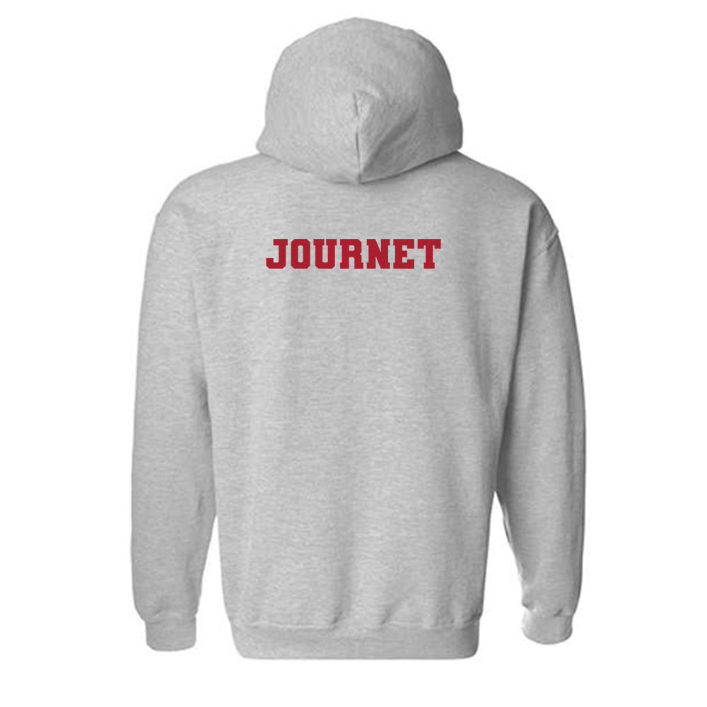 Nicholls State - NCAA Men's Track & Field : Jacob Journet - Classic Fashion Shersey Hooded Sweatshirt-1