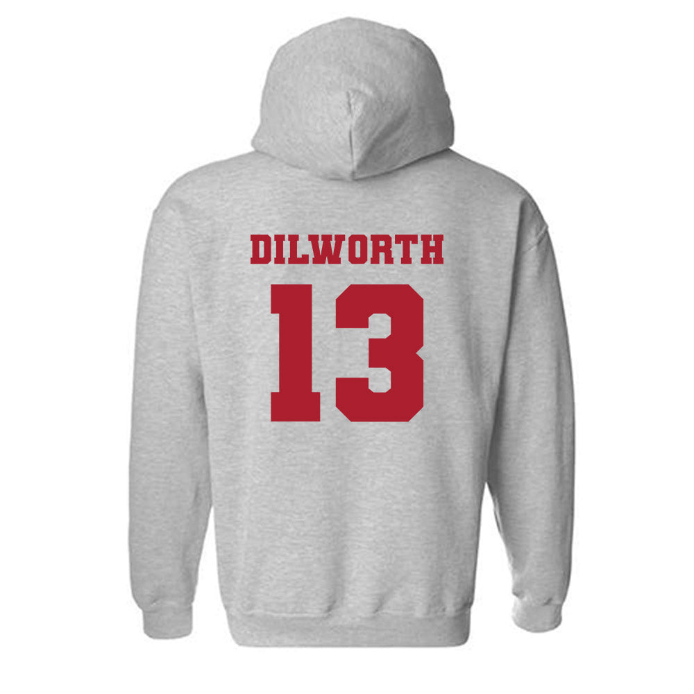 Nicholls State - NCAA Football : Zavian Dilworth - Classic Fashion Shersey Hooded Sweatshirt-1