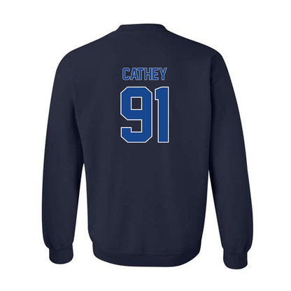 Georgia State - NCAA Football : Tyrese Cathey - Classic Fashion Shersey Crewneck Sweatshirt-1
