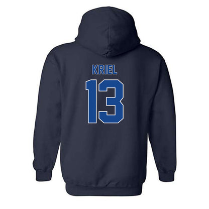 Georgia State - NCAA Men's Soccer : Leo Kriel - Classic Fashion Shersey Hooded Sweatshirt-1