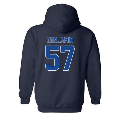Georgia State - NCAA Football : KaDorian Benjamin - Classic Fashion Shersey Hooded Sweatshirt-1