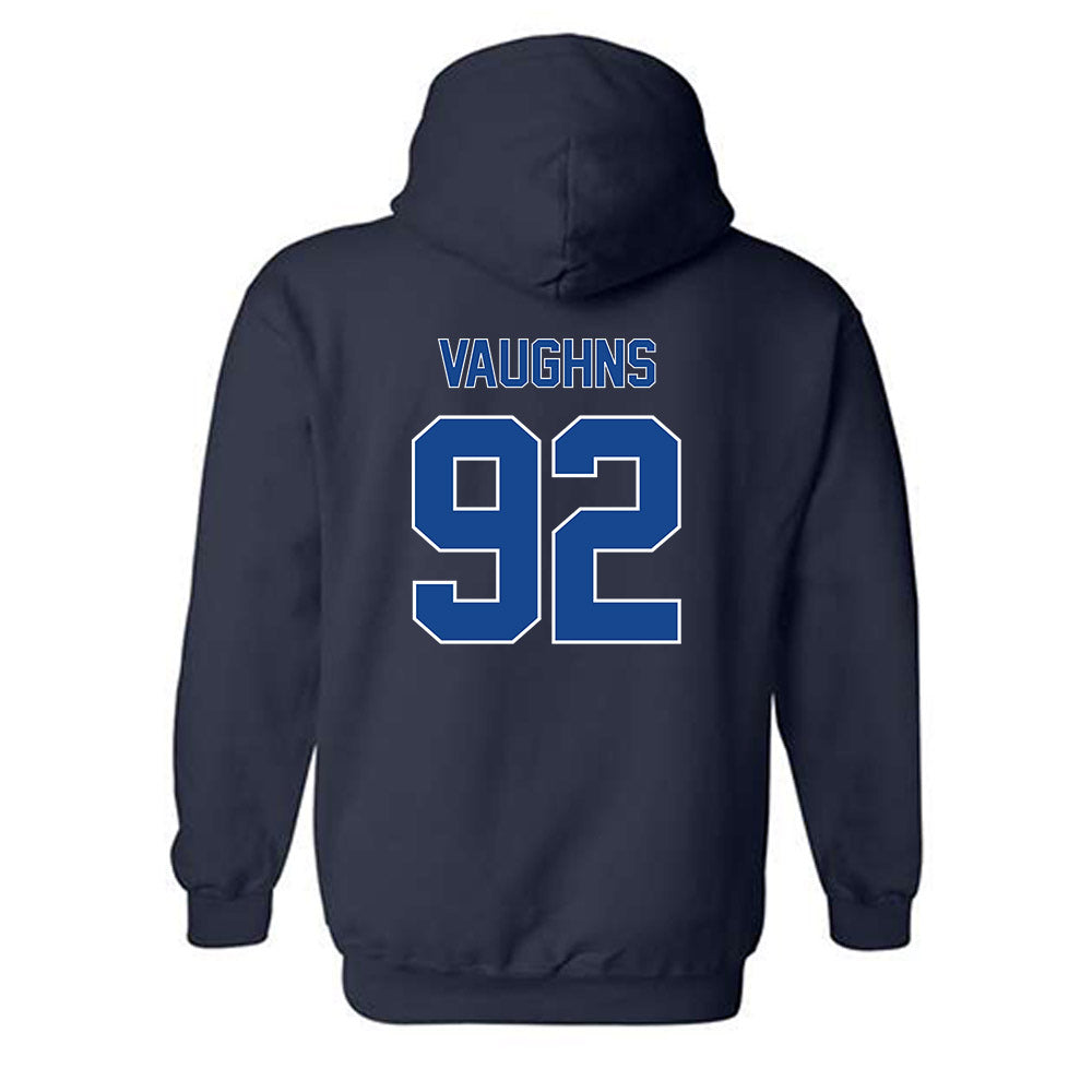 Georgia State - NCAA Football : AJ Vaughns - Classic Fashion Shersey Hooded Sweatshirt-1