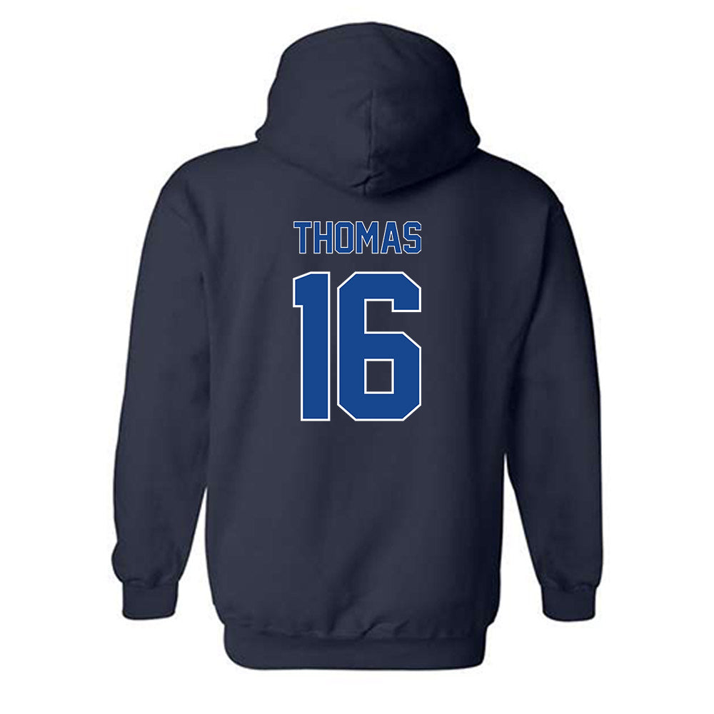 Georgia State - NCAA Football : Bishop Thomas - Classic Fashion Shersey Hooded Sweatshirt-1