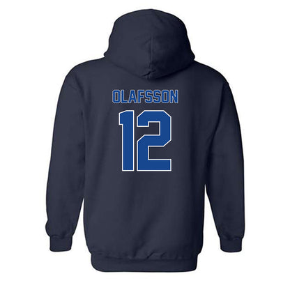 Georgia State - NCAA Football : Jadon Olafsson - Classic Fashion Shersey Hooded Sweatshirt-1