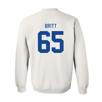 Georgia State - NCAA Football : Hunter Britt - Classic Fashion Shersey Crewneck Sweatshirt-1