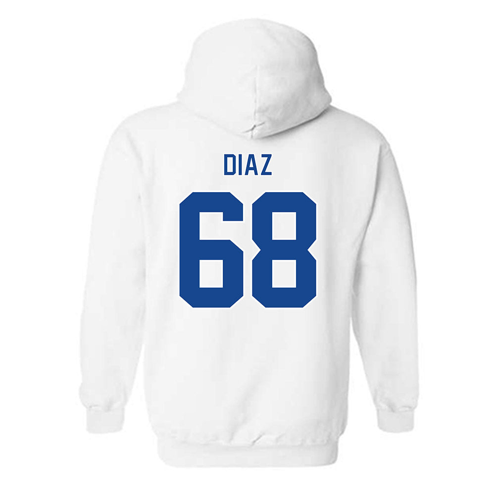 Georgia State - NCAA Football : Peter Diaz - Classic Fashion Shersey Hooded Sweatshirt-1