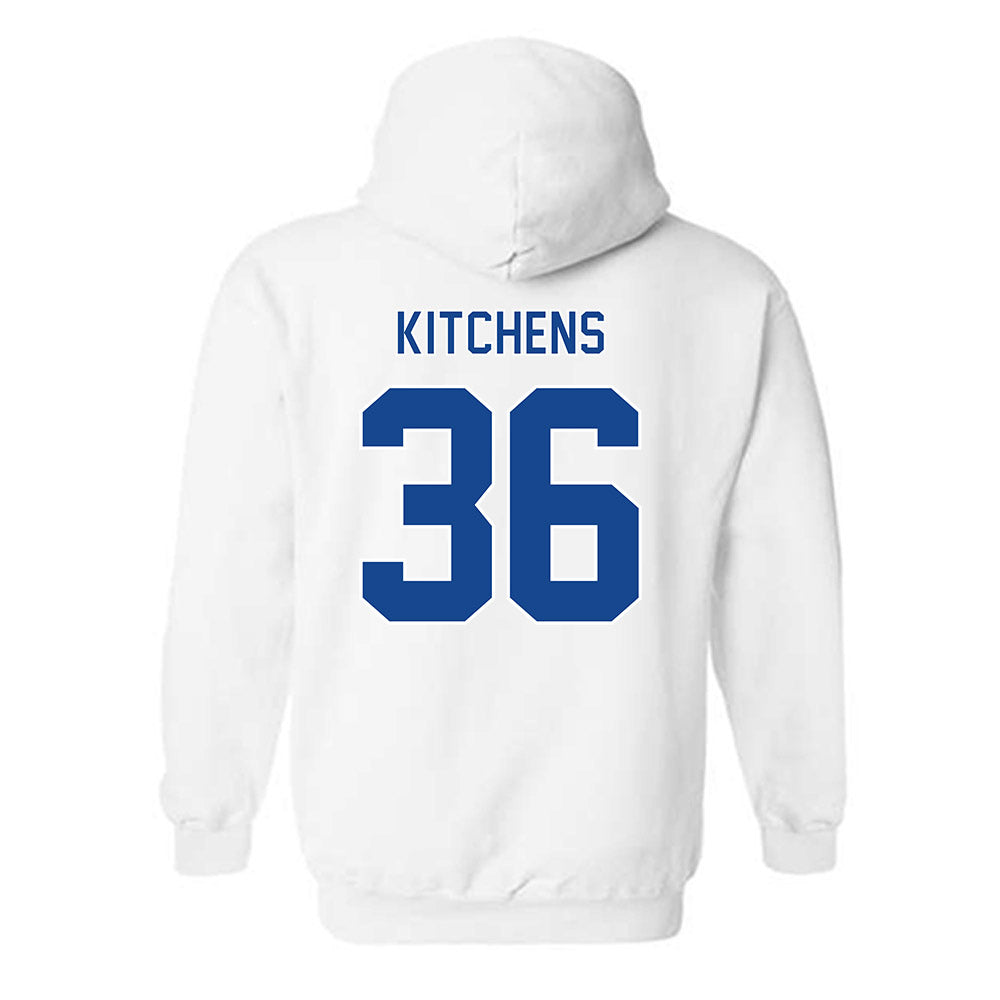 Georgia State - NCAA Football : Braxton Kitchens - Classic Fashion Shersey Hooded Sweatshirt-1