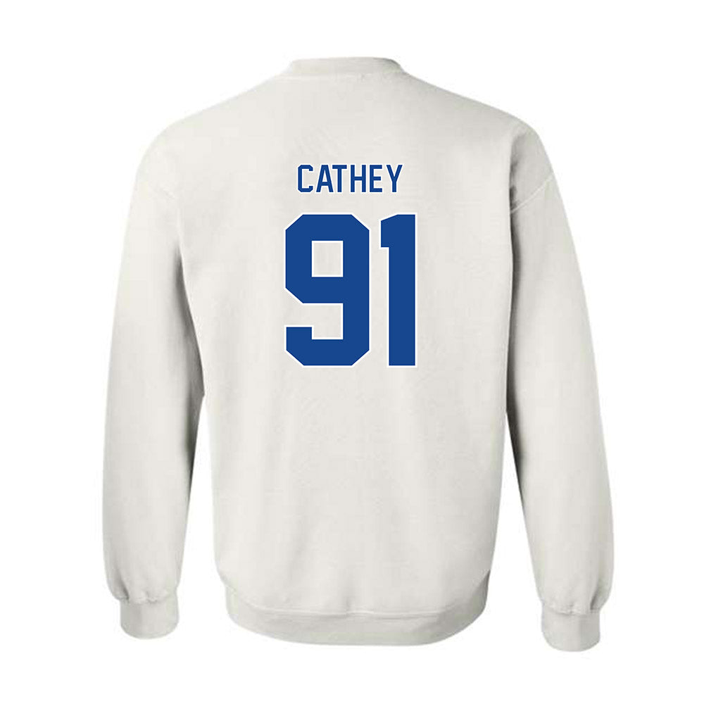 Georgia State - NCAA Football : Tyrese Cathey - Classic Fashion Shersey Crewneck Sweatshirt-1