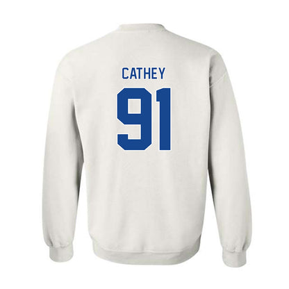 Georgia State - NCAA Football : Tyrese Cathey - Classic Fashion Shersey Crewneck Sweatshirt-1