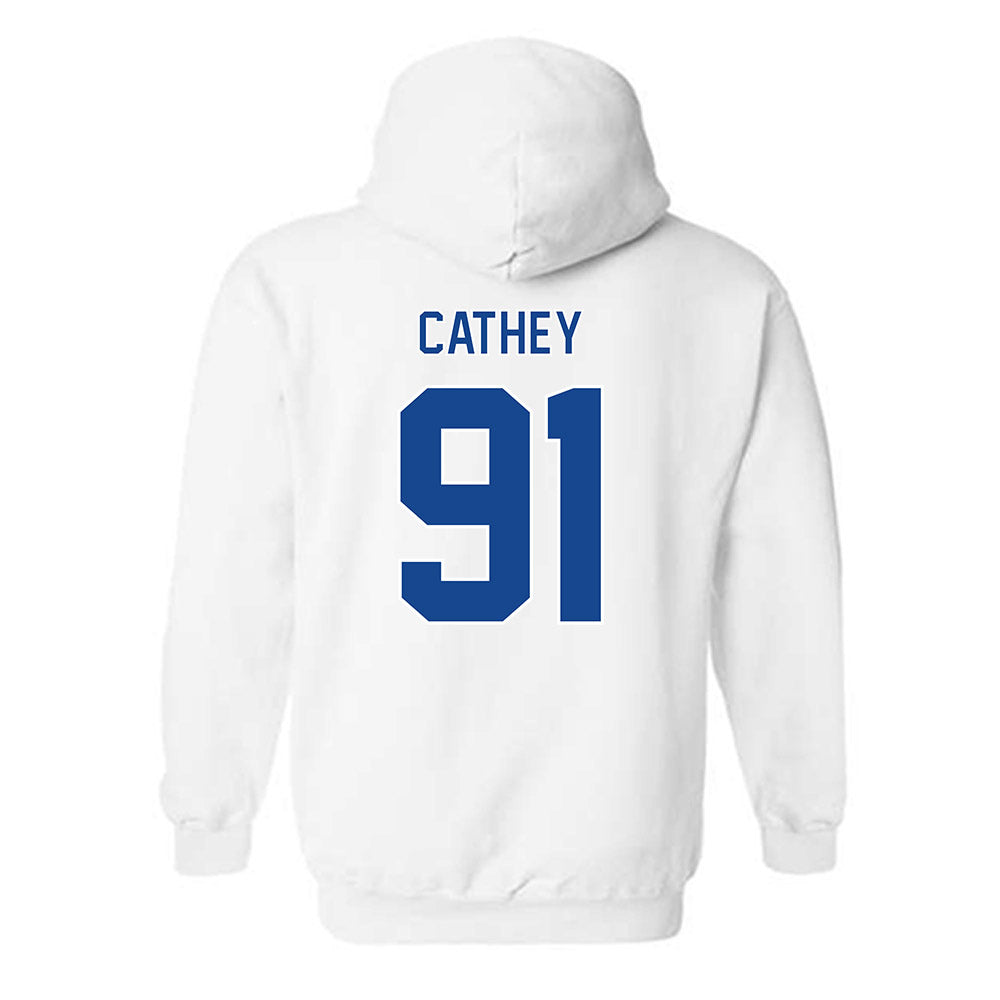 Georgia State - NCAA Football : Tyrese Cathey - Classic Fashion Shersey Hooded Sweatshirt-1