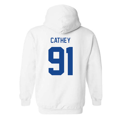 Georgia State - NCAA Football : Tyrese Cathey - Classic Fashion Shersey Hooded Sweatshirt-1