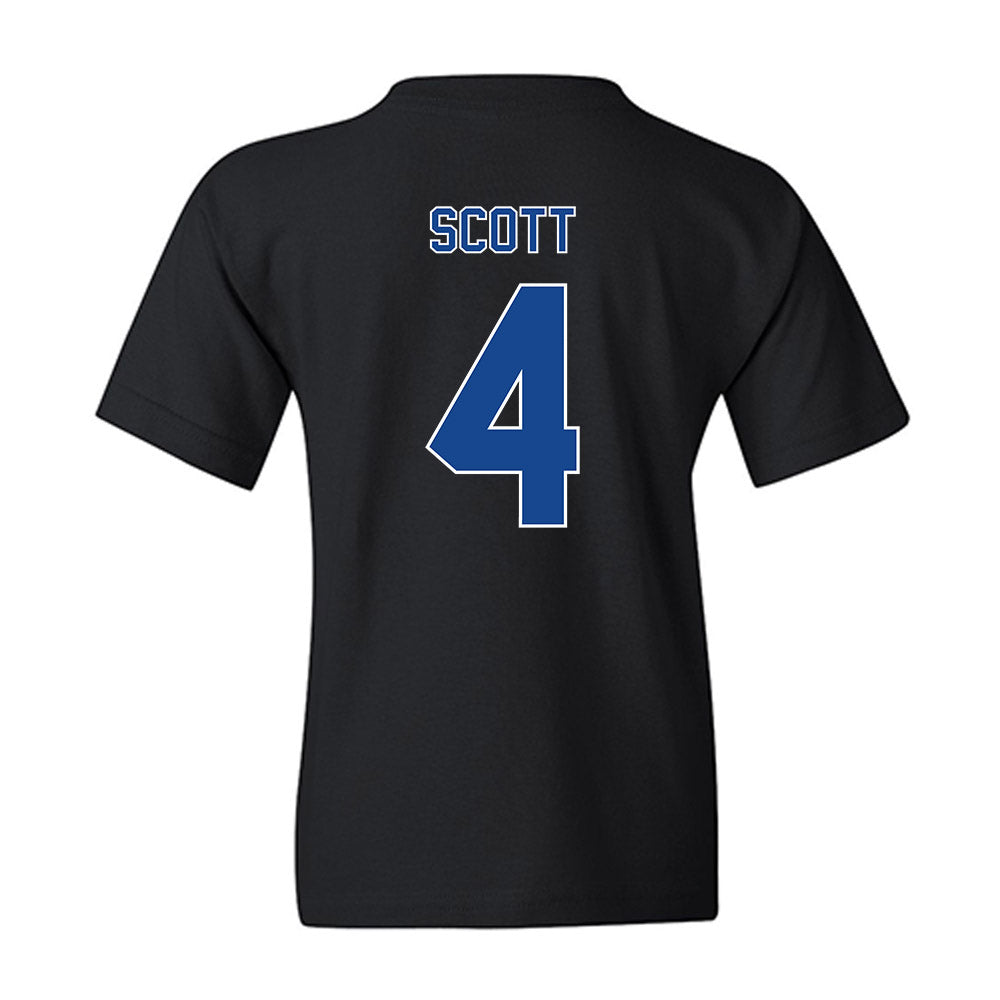 Georgia State - NCAA Men's Basketball : Trey Scott - Classic Fashion Shersey Youth T-Shirt-1