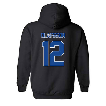Georgia State - NCAA Football : Jadon Olafsson - Classic Fashion Shersey Hooded Sweatshirt-1