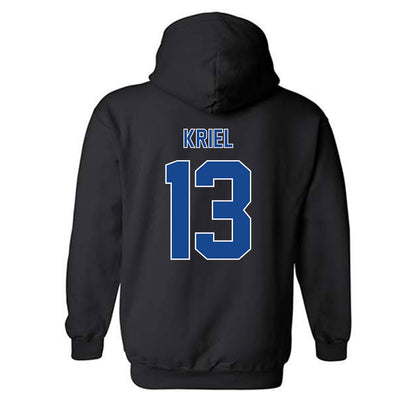 Georgia State - NCAA Men's Soccer : Leo Kriel - Classic Fashion Shersey Hooded Sweatshirt-1