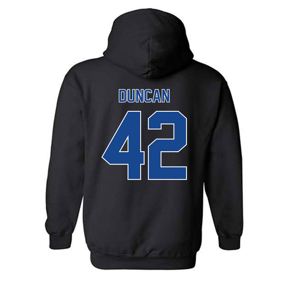 Georgia State - NCAA Baseball : Jackson Duncan - Classic Fashion Shersey Hooded Sweatshirt-1