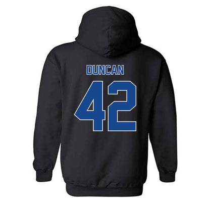 Georgia State - NCAA Baseball : Jackson Duncan - Classic Fashion Shersey Hooded Sweatshirt-1