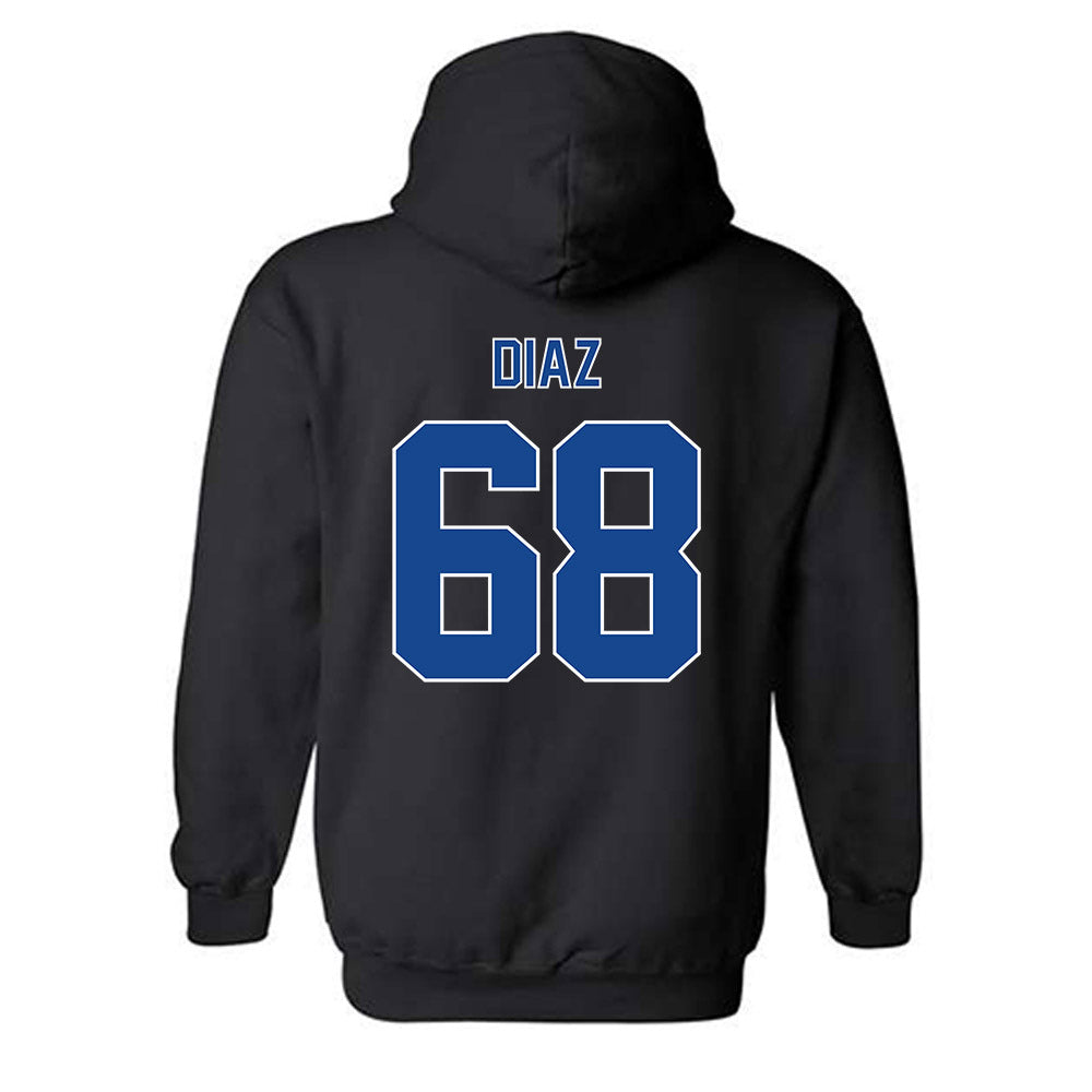 Georgia State - NCAA Football : Peter Diaz - Classic Fashion Shersey Hooded Sweatshirt-1