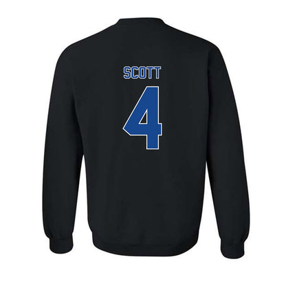 Georgia State - NCAA Men's Basketball : Trey Scott - Classic Fashion Shersey Crewneck Sweatshirt-1